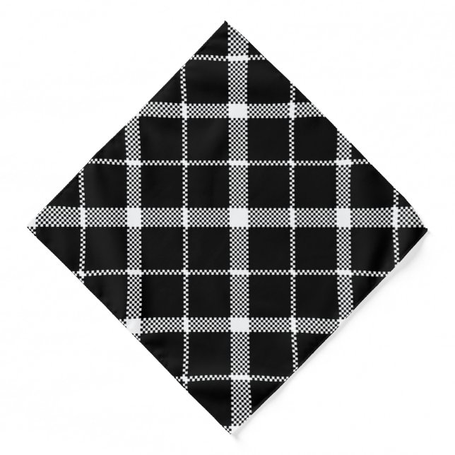 Plaid Print Bandana (Front)