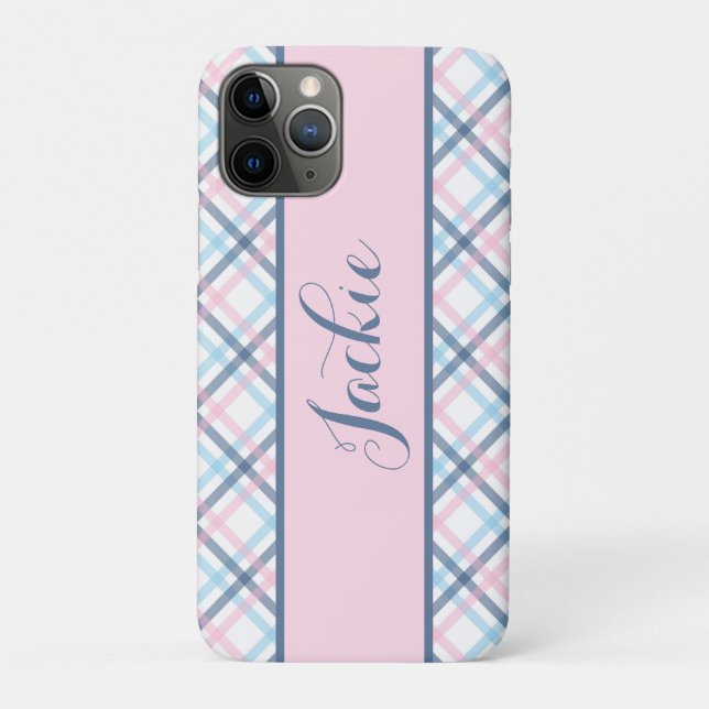 Plaid Print  Case-Mate iPhone Case (Back)