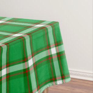 Plaid Print Tablecloth