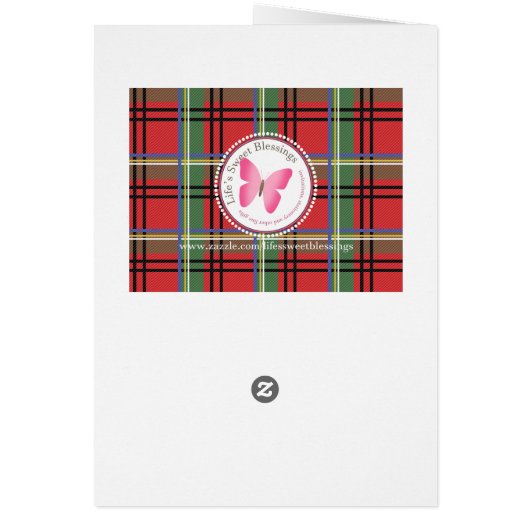 Plaid Reindeer Holiday Cheer (Back)