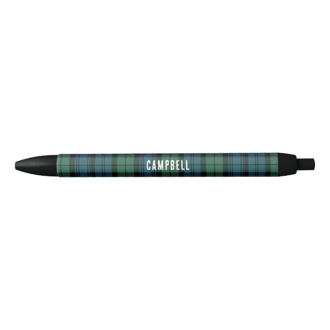 Plaid Rustic Clan Campbell Tartan Personalized Pen (Front)
