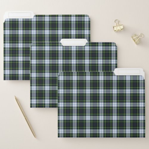 Plaid Rustic Clan Gordon Tartan Classic File Folder