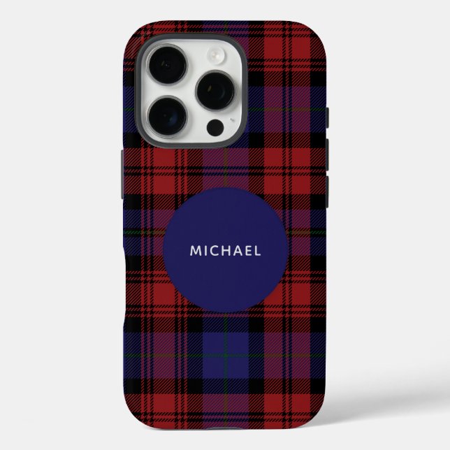 Plaid Rustic Clan MacLachlan Tartan Case-Mate iPhone Case (Back)