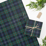 Plaid Rustic Clan Robertson Check Tartan Wrapping Paper<br><div class="desc">Add a touch of classic Christmas charm to your gifts with our festive green tartan wrapping paper. This timeless plaid pattern is perfect for wrapping presents of all sizes,  creating a joyful and nostalgic unwrapping experience.</div>