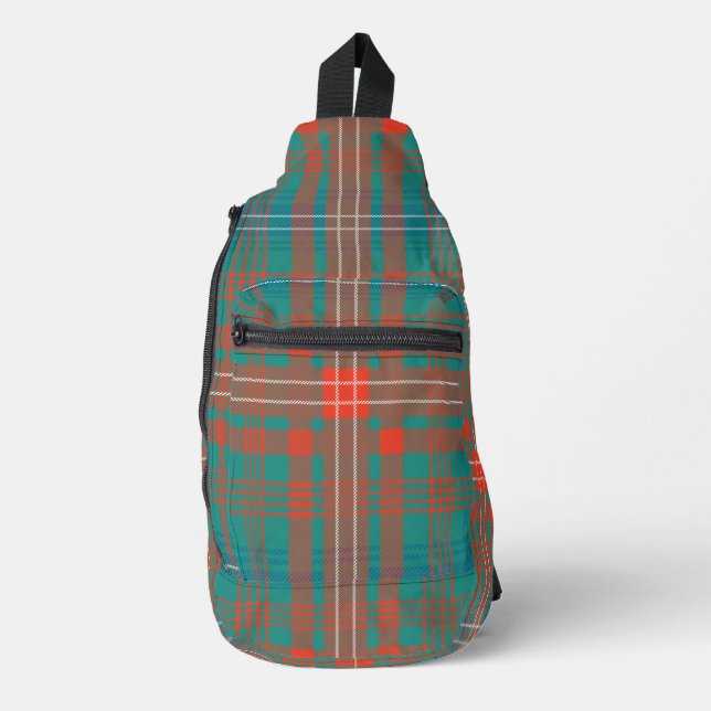 Plaid Rustic Classic Wilson Tartan Sling Bag (Front)