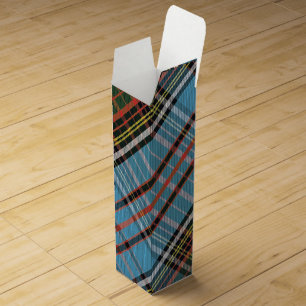 Plaid Rustic Elegant Anderson Tartan Wine Box
