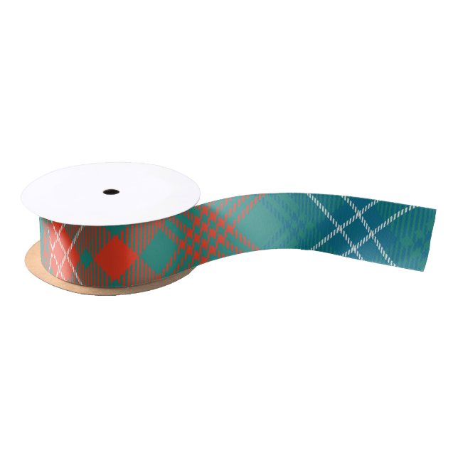 Plaid Rustic Elegant Classic Tartan Satin Ribbon (Spool)