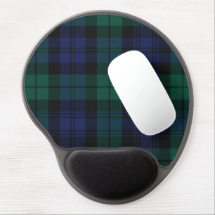 Plaid Rustic Green Tartan Office Gel Mouse Pad