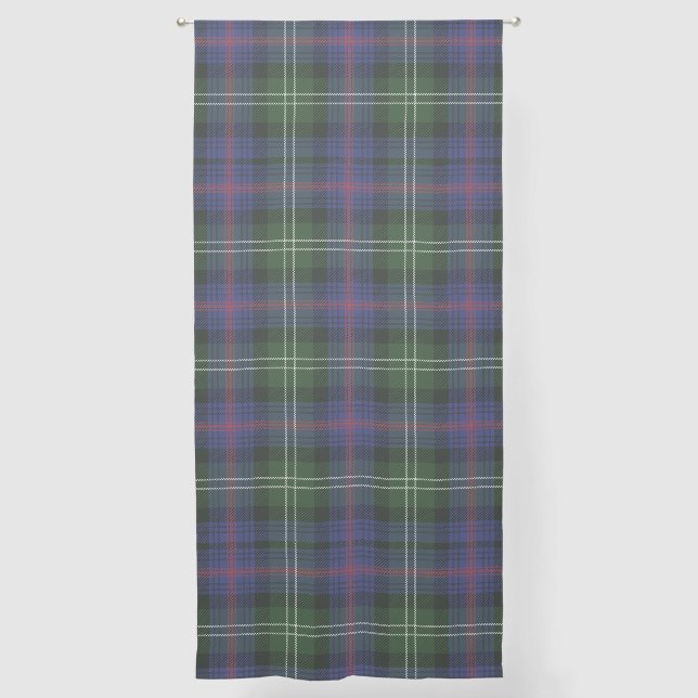 Plaid Rustic Highlands Tartan Sheer Curtains (Front)