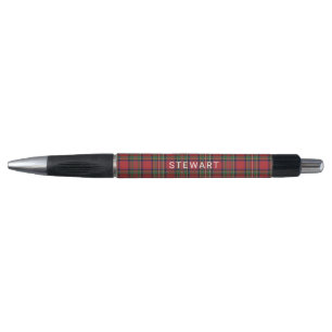 Plaid Rustic Red and Green Stewart Tartan Pen