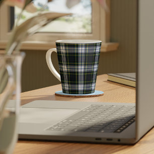 Plaid Rustic Tartan Clan Gordon Elegant Latte Mug
