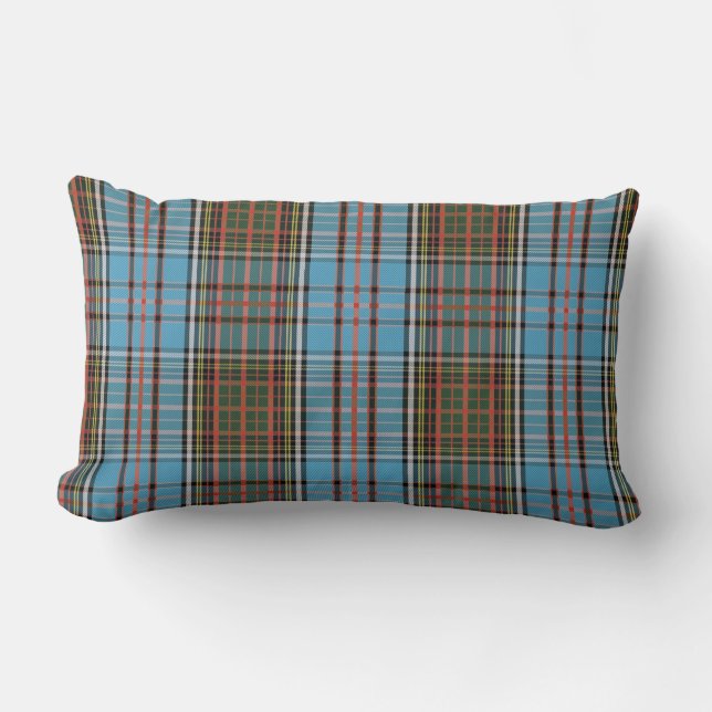 Plaid Rustic Tartan Classic Lumbar Pillow (Front)