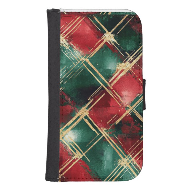 Plaid Samsung S4 phone case (Front)