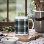 Plaid Scottish Clan Gordon Green White Check Coffee Mug<br><div class="desc">Classic coffee mug featuring the popular traditional clan Gordon Scottish plaid pattern. This classic elegant plaid pattern makes this hot chocolate cup an appreciated gift to every true coffee or tea lover on any special occasion or treat yourself</div>