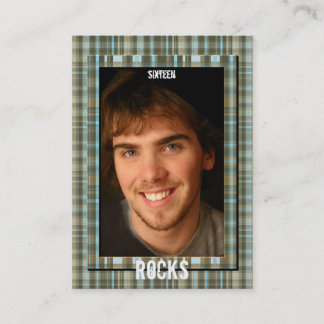 Plaid Senior Class of 2010 Photo Cards