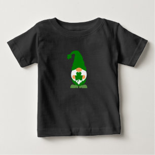 Plaid Shamrock Gnome – St. Patrick’s Day Baby Baby T-Shirt