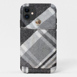 Plaid Shirt / Flannel Shirt pattern iPhone 11 Case