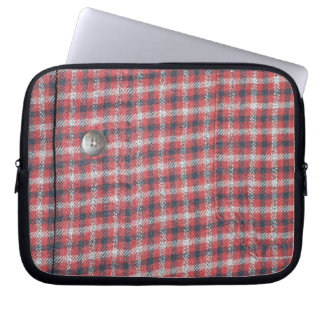 Plaid Shirt / Flannel Shirt pattern Laptop Sleeve