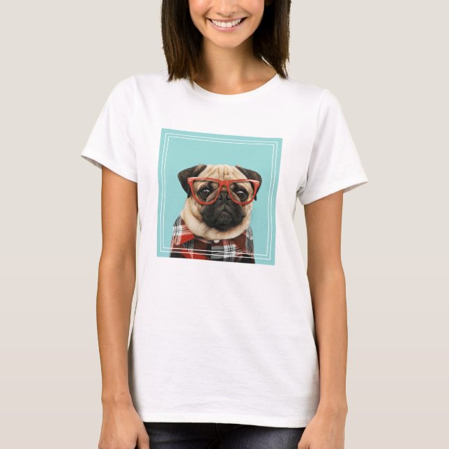 Plaid Shirt Pug (Front)