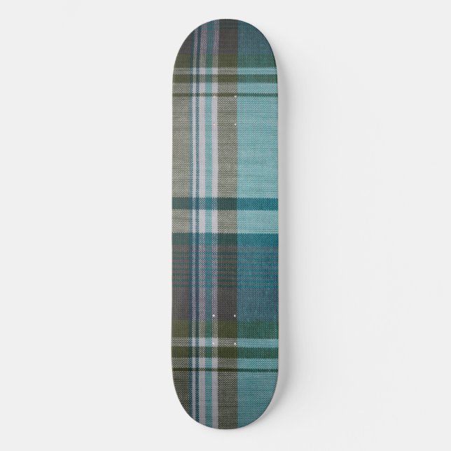 Plaid Skateboard Deck (Front)