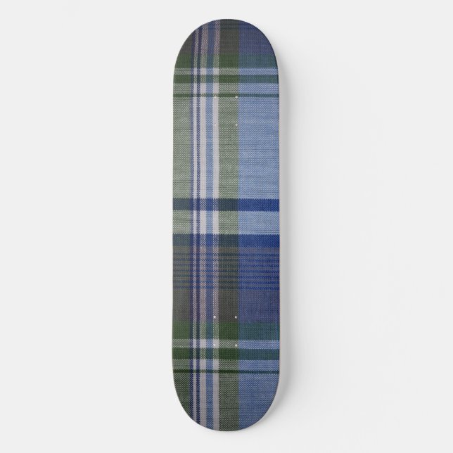 Plaid Skateboard Deck (Front)
