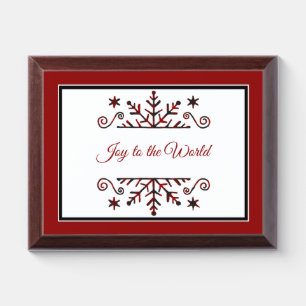Plaid snowflake Plaque
