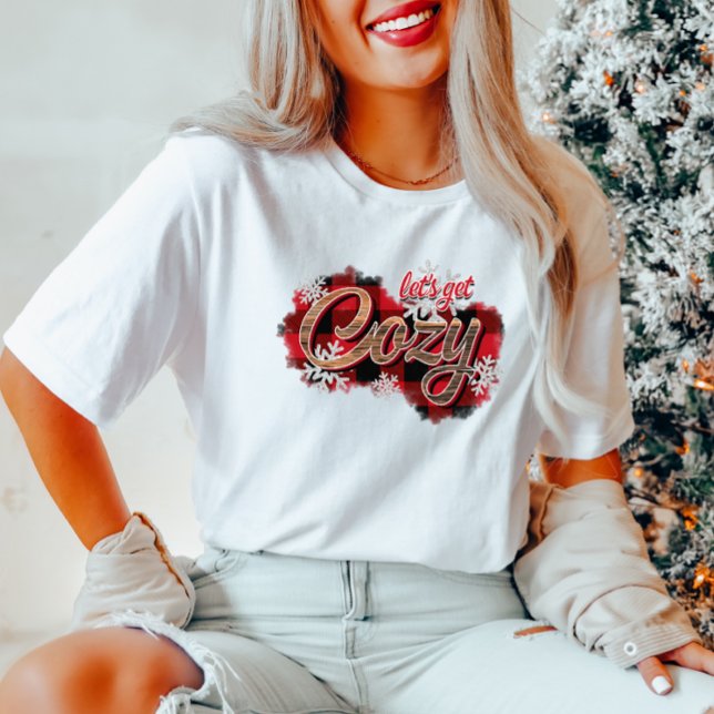 Plaid Snowflakes Winter T-Shirt (Creator Uploaded)