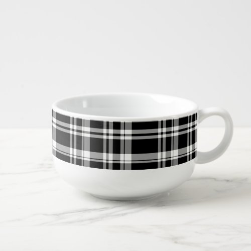 Plaid Soup Mug