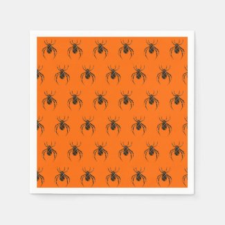  plaid spiders in neon  orange  