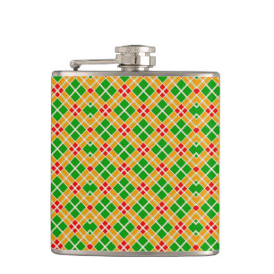 Plaid Spirited Flask