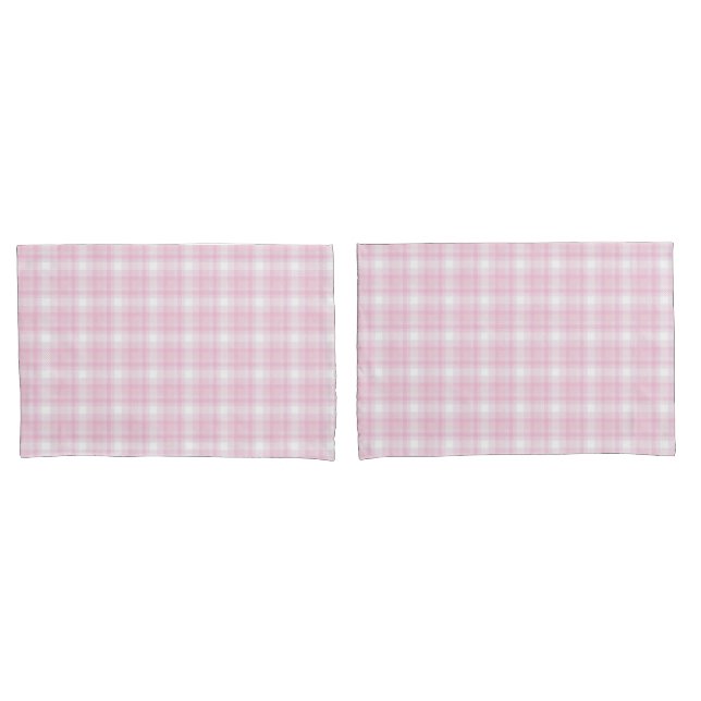 Plaid Standard Size Pillowcase Set (Front-Set)