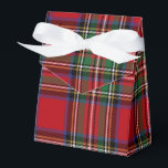 Plaid Stewart Red and Green Party Tartan Favor Boxes<br><div class="desc">Complete your gifting needs with this cute plaid Stewart tartan pattern favor box for any special occasion including birthdays,  anniversaries,  holidays</div>
