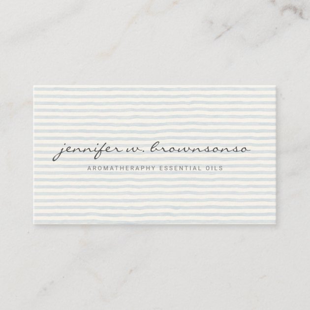 Plaid Striped Business Card