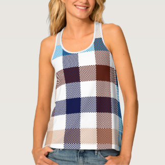 Plaid Style Tank Top