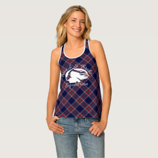 Plaid Tank Top - White Original Logo