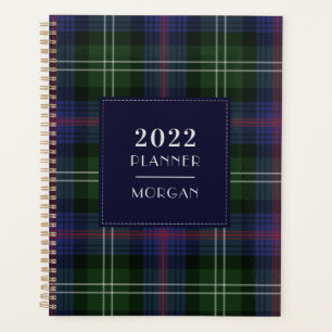 Plaid Tartan 2022 Clan Sutherland Checkered Planner