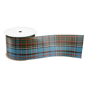Plaid Tartan Anderson Rustic Satin Ribbon