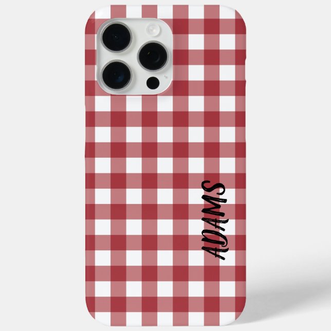 Plaid Tartan Case-Mate iPhone Case (Back)