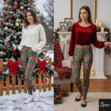 Plaid Tartan Christmas Red Green Traditional