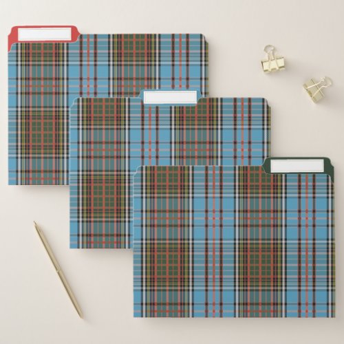 Plaid Tartan Clan Anderson Checkered File Folder