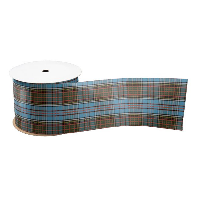 Plaid Tartan Clan Anderson Plaid Checkered Satin Ribbon (Spool)