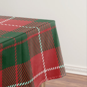 Plaid Tartan Clan MacKinnon Checkered Tablecloth