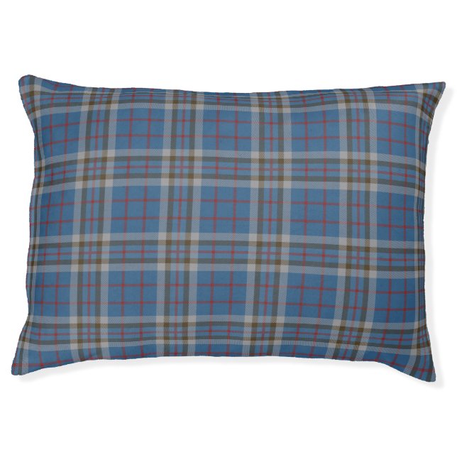 Plaid Tartan Clan Thompson Pet Bed (Front)