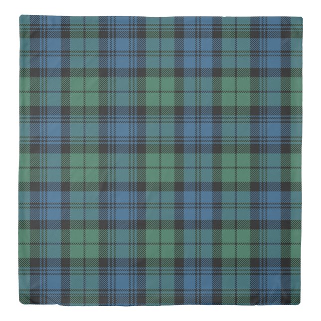 Plaid Tartan Green Blue Pattern New Home Duvet Cover (Front)