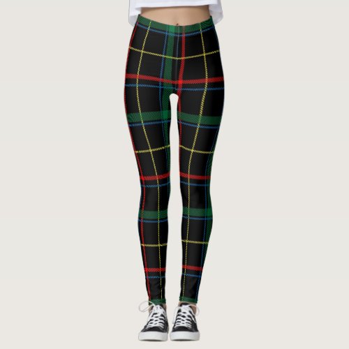 plaid tartan leggings