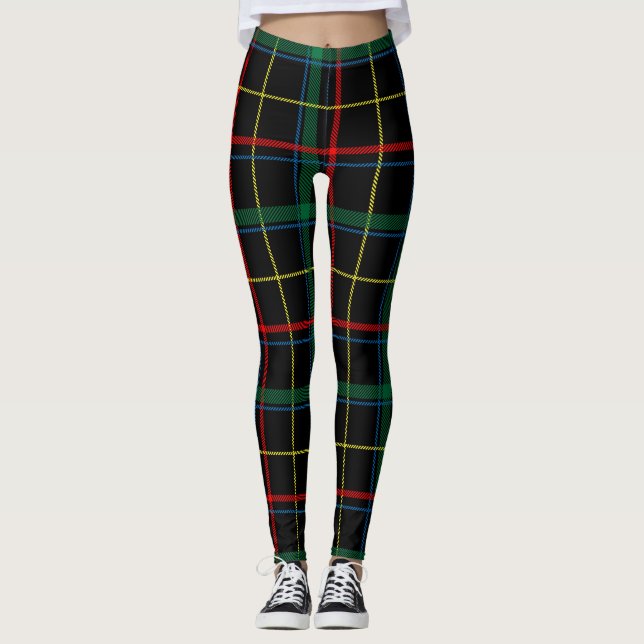 plaid tartan leggings (Front)