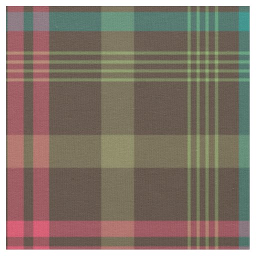 Plaid tartan pattern fabric