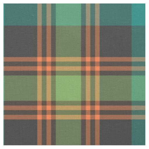 Plaid tartan pattern fabric