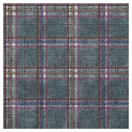 plaid tartan plaid classic blue lilac brown fabric