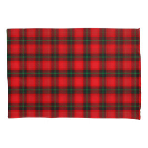 Plaid Tartan Red Black Pattern Trendy Pillow Case